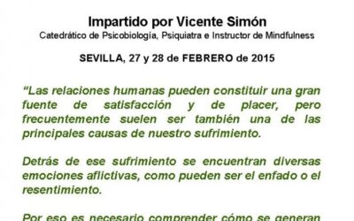 CURSO DE MINDFULNESS CON VICENTE SIMÓN. FEBRERO 2015
